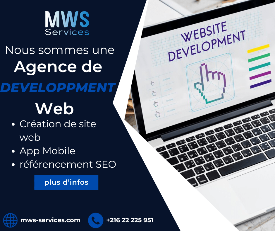 Agence de développement web 1 mws services